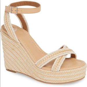 BP Gabby Woven Wedge Sandal size NWOT